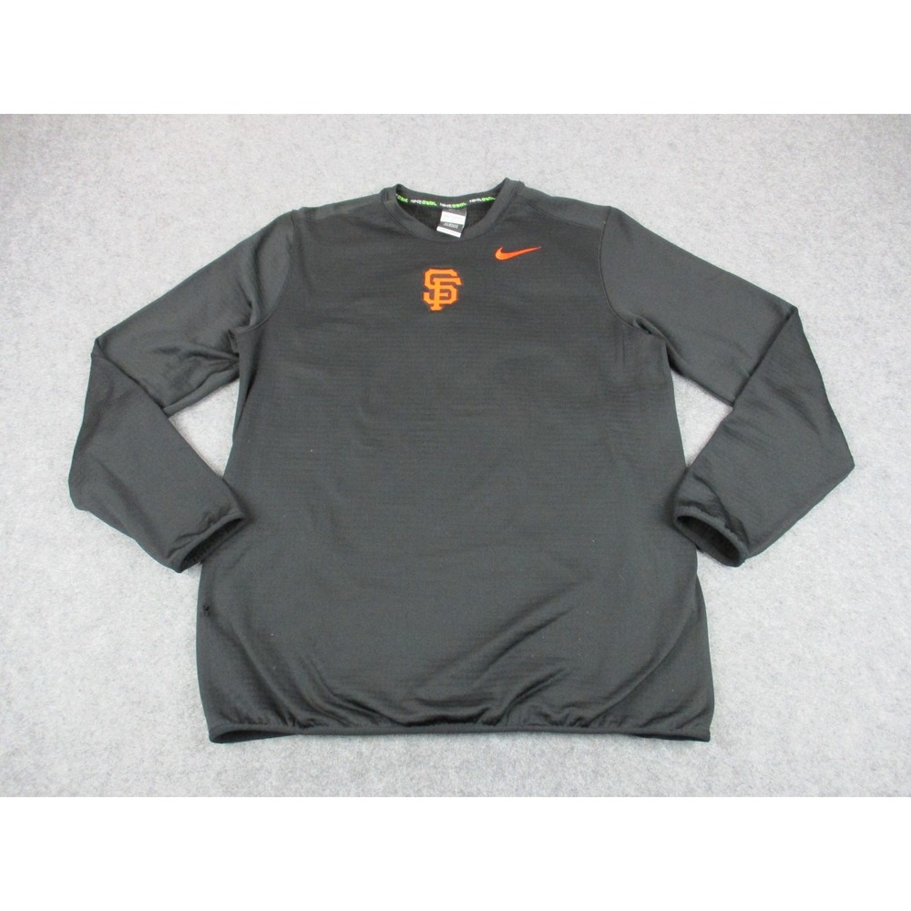 San Francisco Giants Sweatshirt Mens Large Black MLB Baseball Nike Pullover